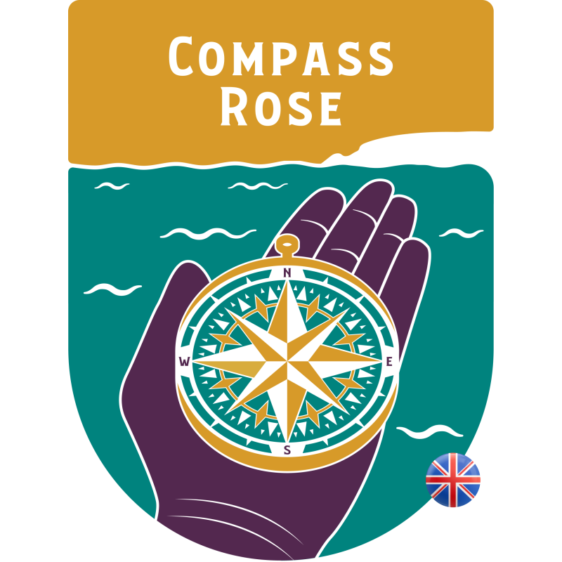 Compass Rose - Malta Amber - Ex Dead Straight