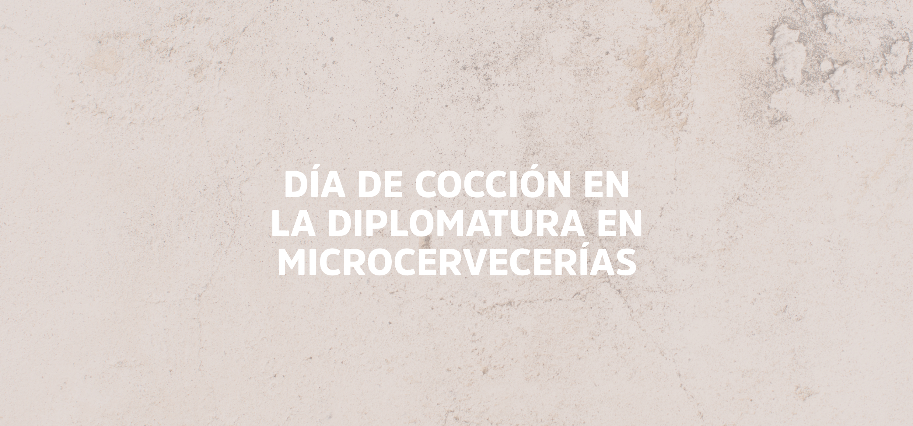 Día de cocción en la Diplomatura en Microcervecerías