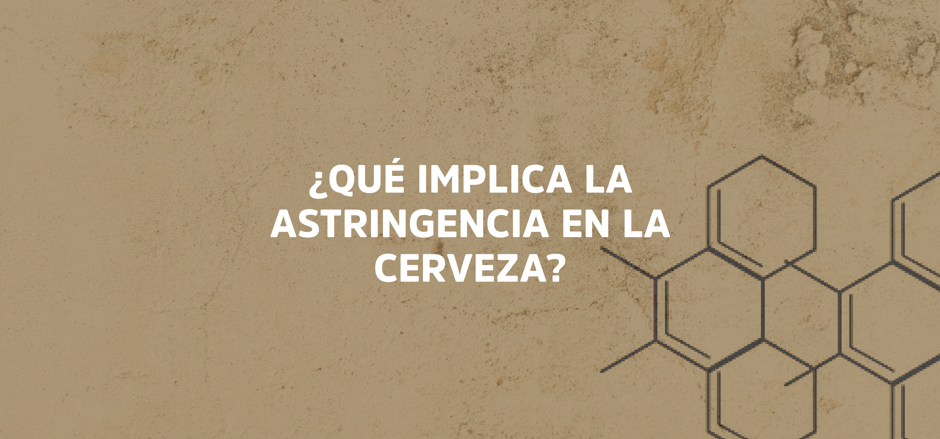 Astringencia en la cerveza